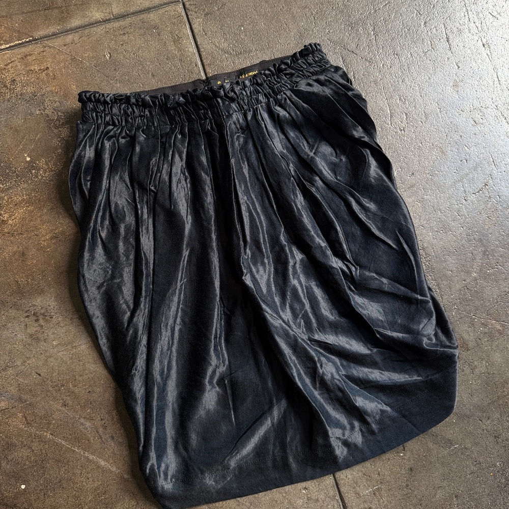Vivienne Westwood 2016 Anglomania Blue Silk Like Cover on Black Skirt